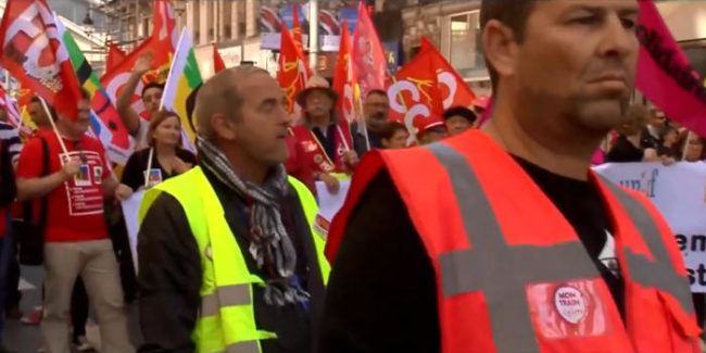 Manifestation du 9 octobre 2018 à Lille