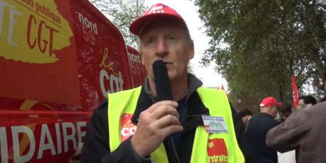 Manifestation pour la sauvegarde des retraites