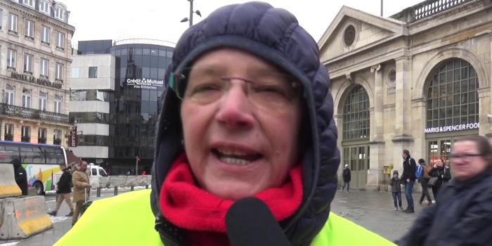 retraités à Lille, le 31 janvier 2019