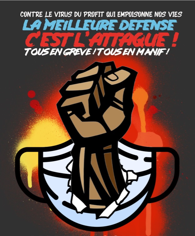 manifestation et gréve du 16 juin 2020