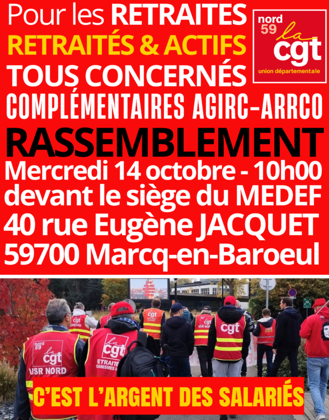 AGIRC- ARRCO 14 octobre